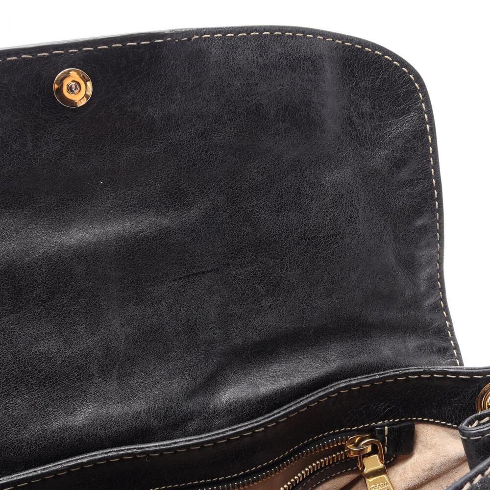 PRADA Black Leather Shoulder Bag - Picture 8 of 11